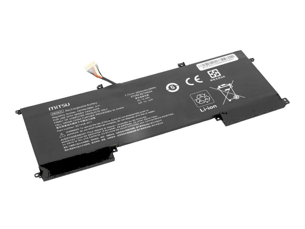 |mitsu| Bateria HSTNN-DB8C do HP 7,7V 3600mAh LIPO