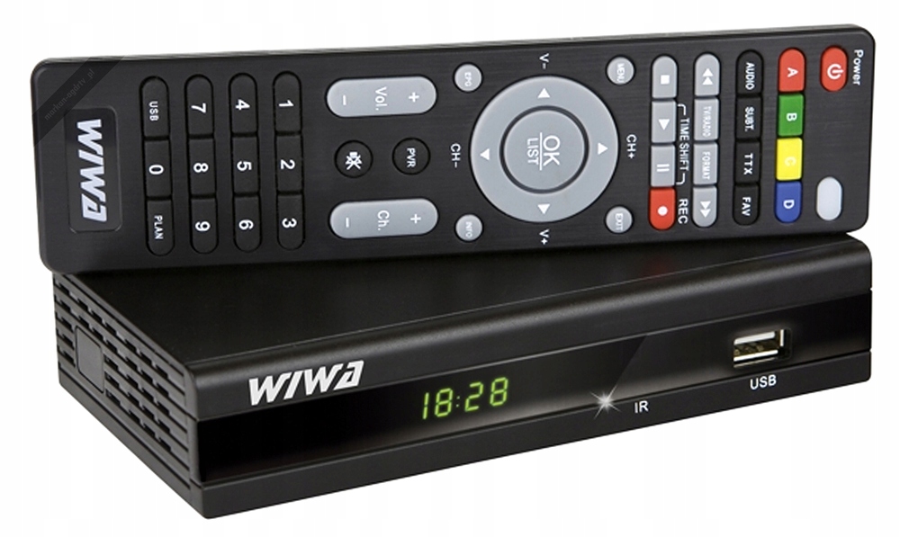 Tuner TV Dekoder telewizyjny DVB-T WIWA HD-158