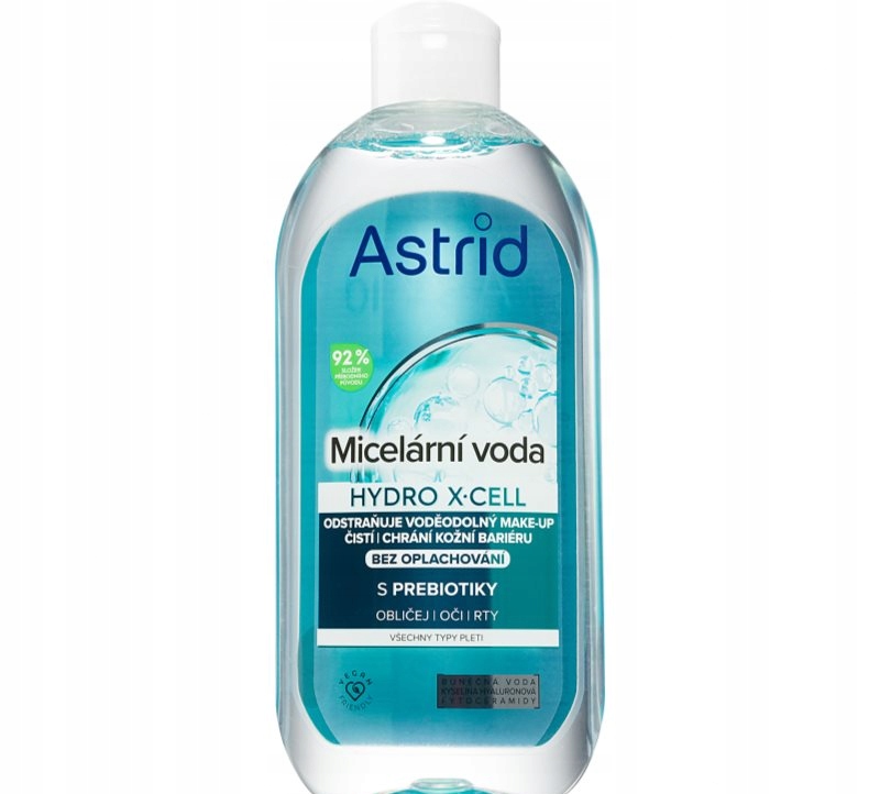 Astrid Hydro X-Cell 3w1 woda micelarna z prebiotykami do twarzy, oczu i ust