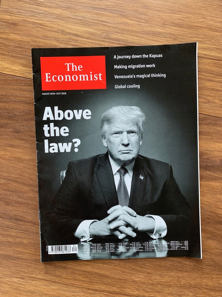 Czasopismo The Economist - nr. 25/08/2018