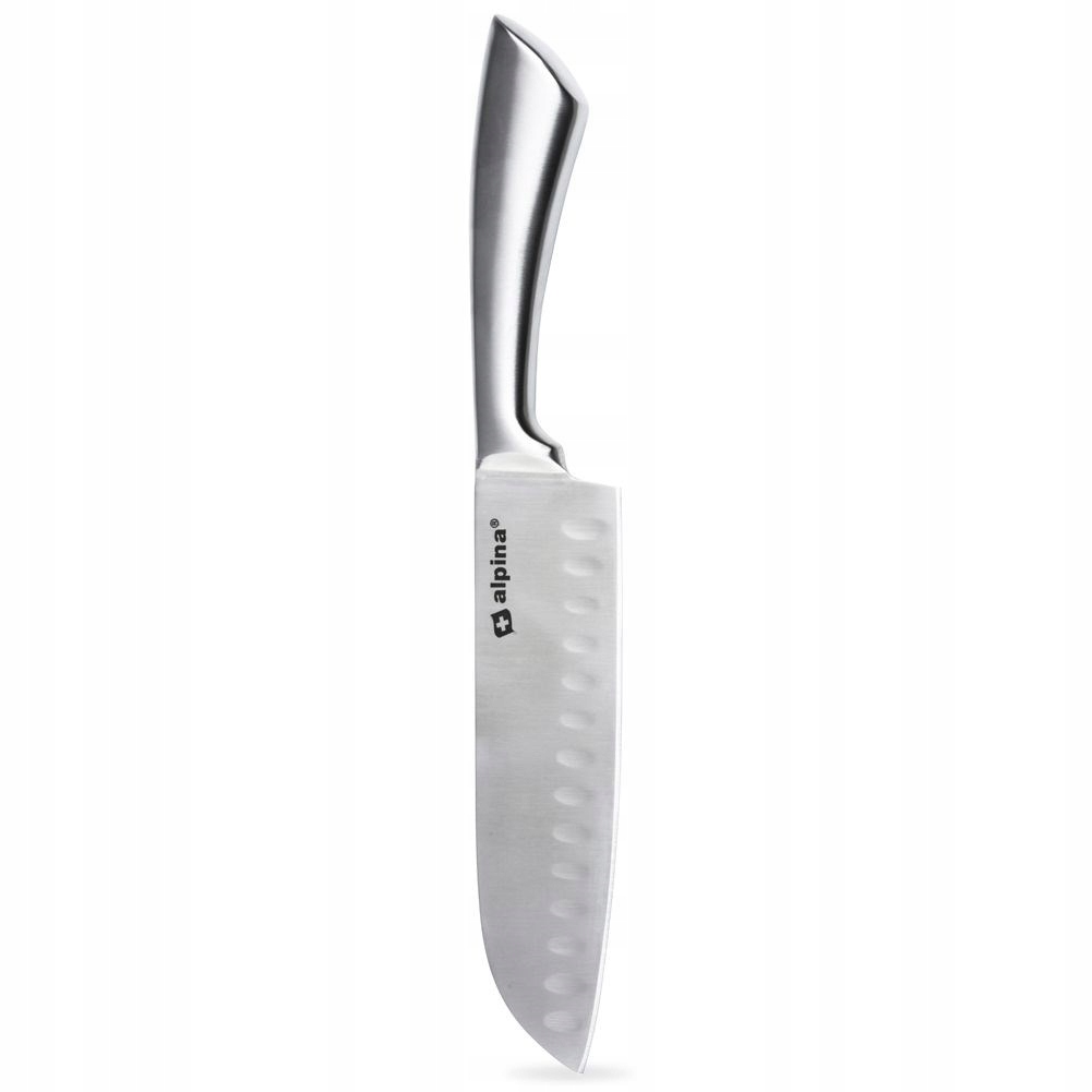 Nóż Santoku stalowy 31 cm