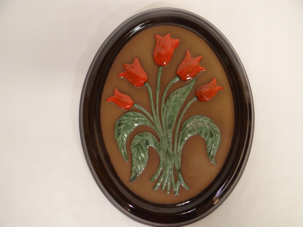Ceramika artystyczna - Kafle ,,Tulipany "