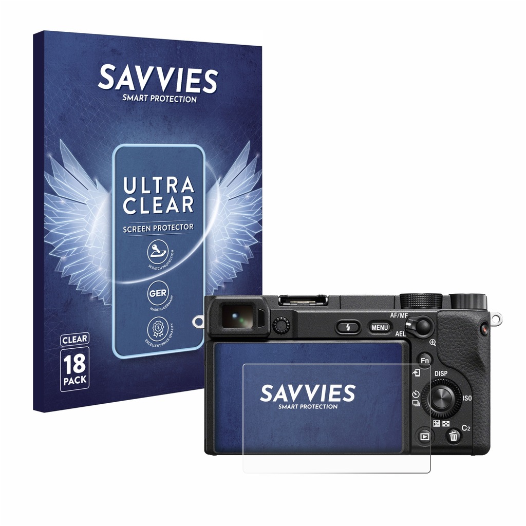 18x Savvies Screen Protector for Sony Alpha 6400A