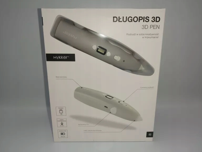 DŁUGOPIS 3D HYKKER 3D PNEN EB-620112 KOMPLET