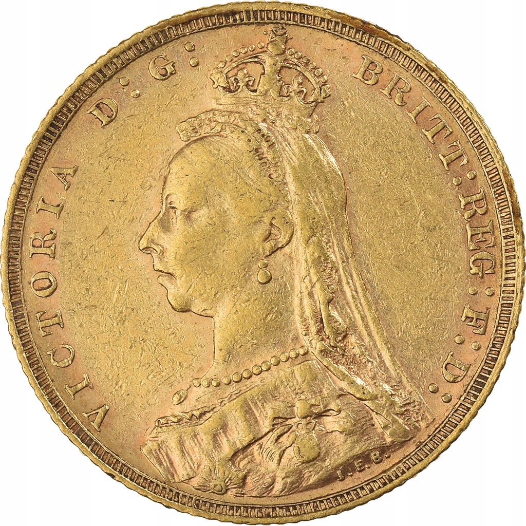 Moneta, Australia, Victoria, Sovereign, 1890, Melb