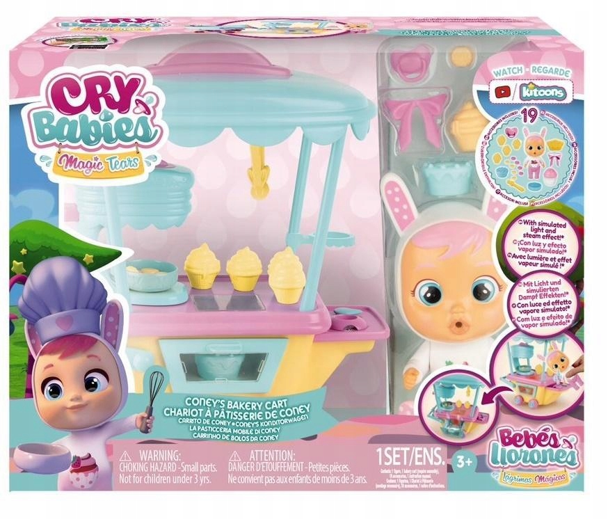 CRY BABIES MAGIC TEARS PIEKARNIA CONEY, TM TOYS