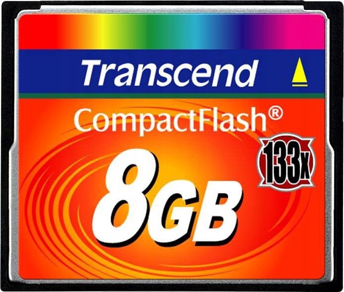 Karta pamięci TRANSCEND CF 8 GB Plastikowy pokrowi