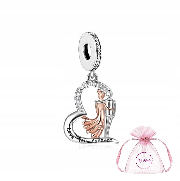 Charms Zawieszka NOWOŻEŃCY małżeństwo ŚLUB