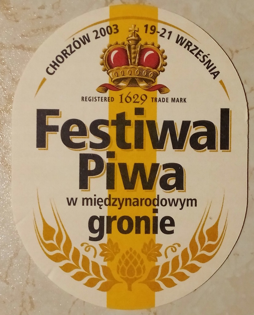 Podstawka Tyskie Festiwal Piwa Chorzów 2003