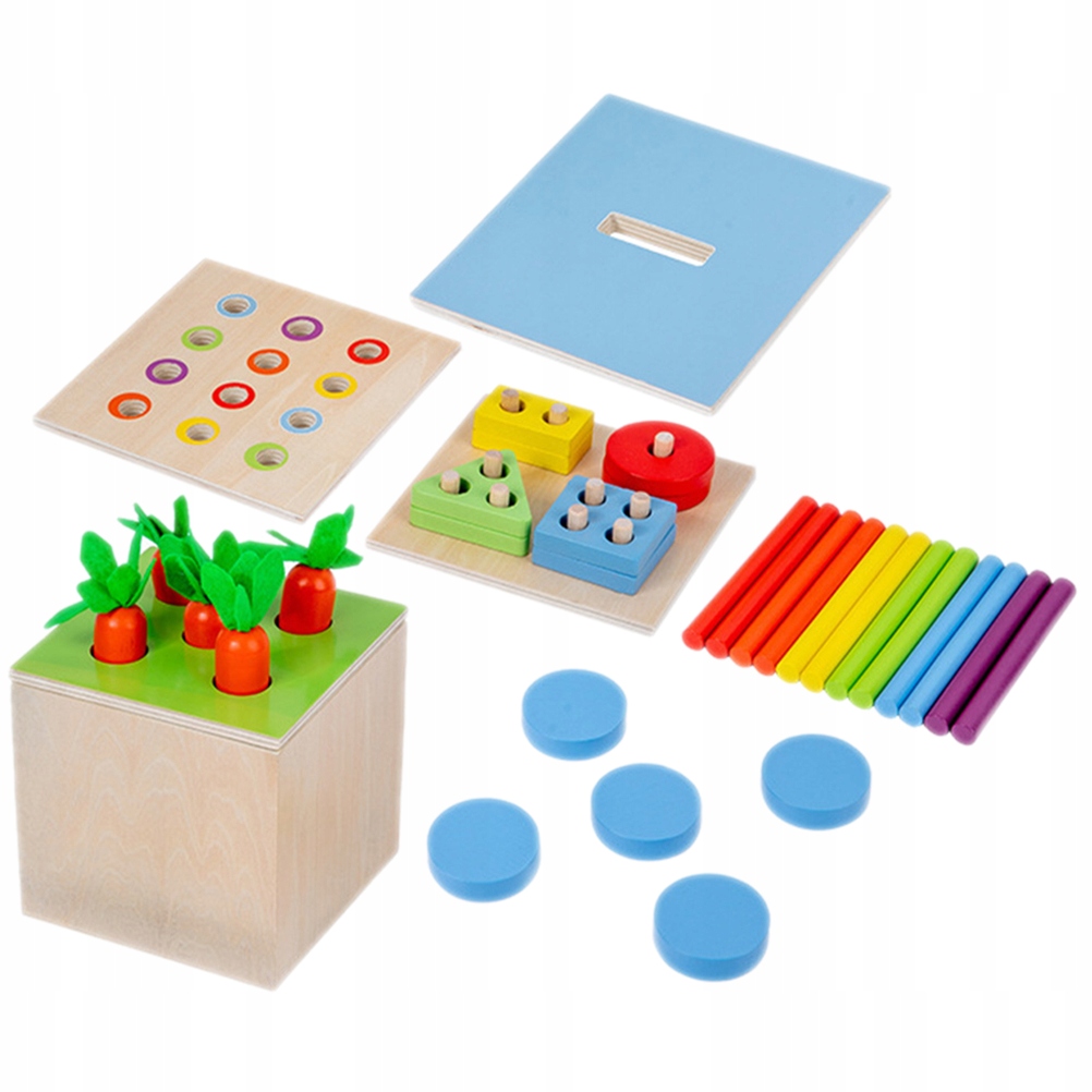 Zabawki Montessori Intelligence Box Girl Blocks