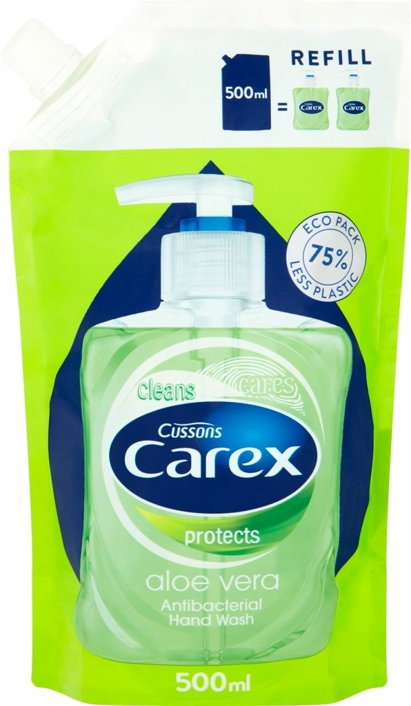 Carex Aloe Vera Antybakteryjne mydło zapas