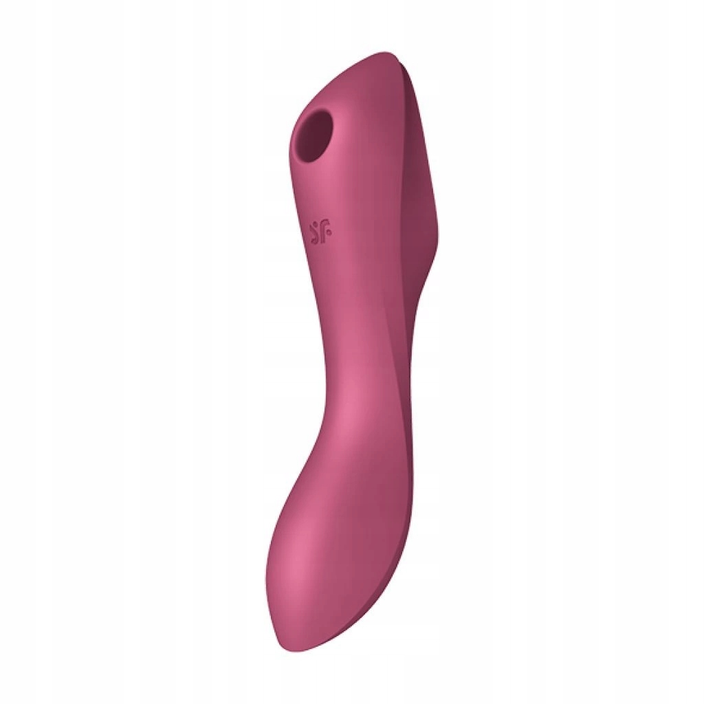 Wibrator z masażerem powietrznym - Satisfyer Curvy Trinity 3 Red