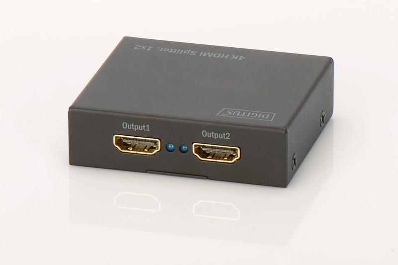 Rozdzielacz/Splitter HDMI 2-portowy, 4K 30Hz UHD