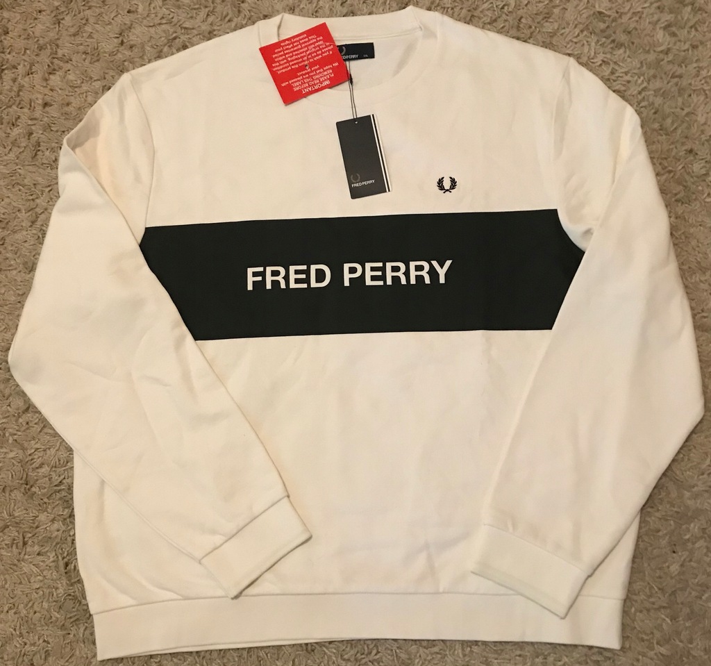 Nowa bluza męska Fred Perry M6524 r. XXL Casual