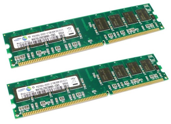 Купить НОВАЯ память 2x 1 ГБ DDR 333 МГц PC2700 2 ГБ + FV: отзывы, фото, характеристики в интерне-магазине Aredi.ru