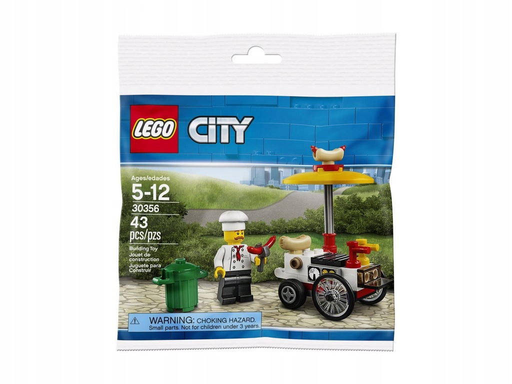 LEGO CITY 30356 Hot Dog Stand POLYBAG 8626111900 oficjalne archiwum Allegro