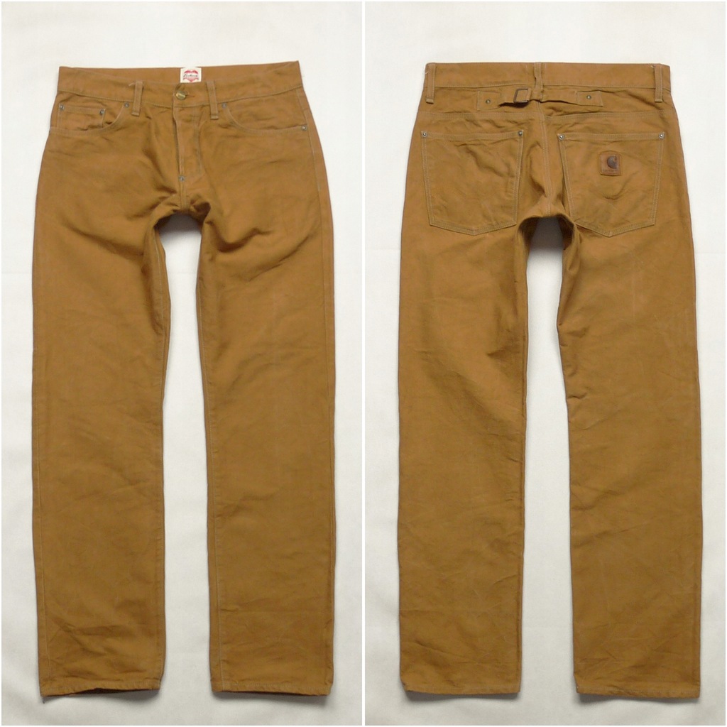 CARHARTT Roper Pant męskie brązowe spodnie W32 L32