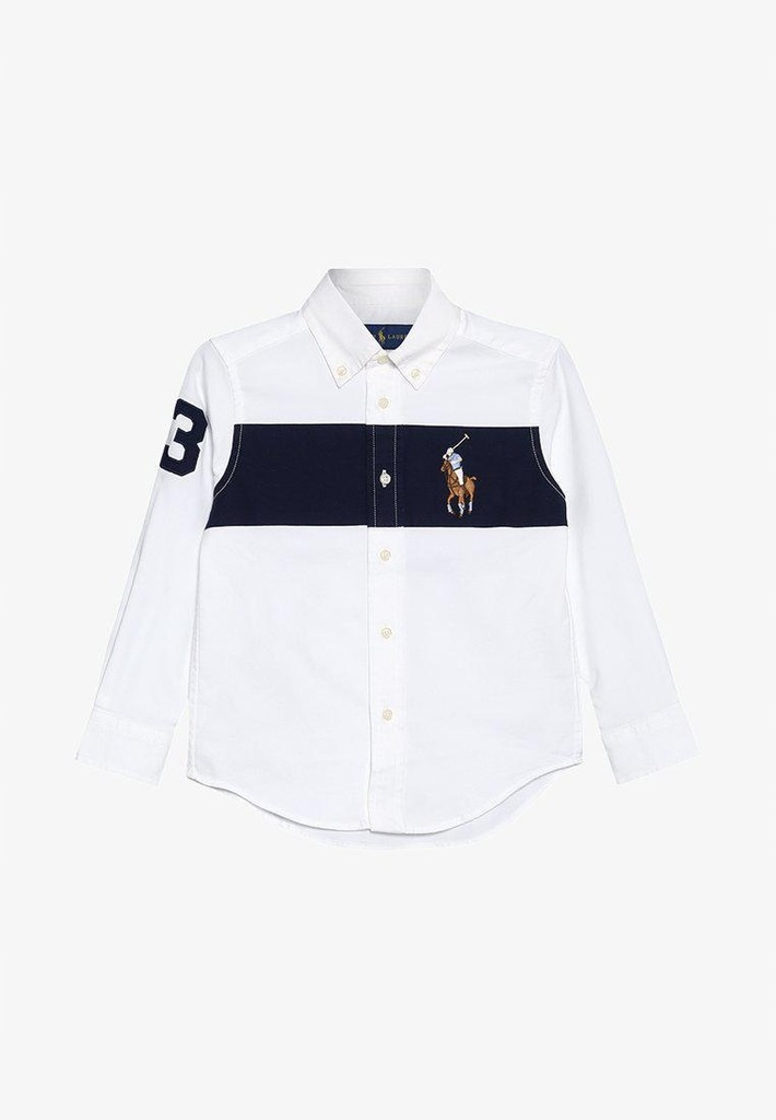 B0E214*POLO RALPH LAUREN KOSZULA BIAŁA 140-152 I01