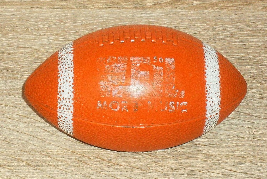Mini piłka do rugby WFiL 56 MORE MUSIC zabawka