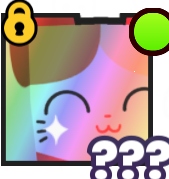 ROBLOX - PET SIMULATOR 99 Exclusive Rainbow Huge Lucky Cat