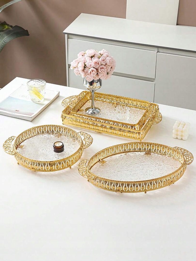 SHEIN KOMPLET ZŁOTA TACA HQ5 LT6__