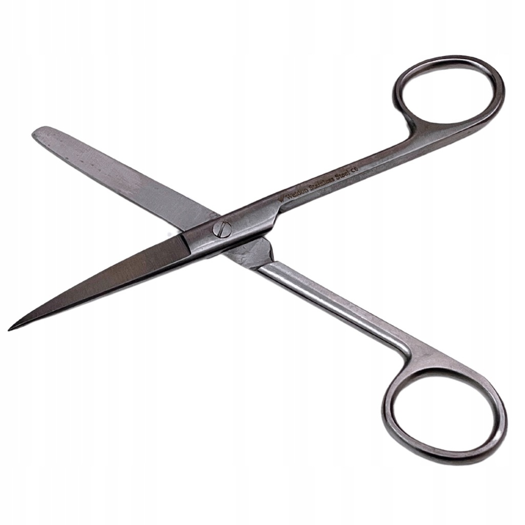 Nożyczki chirurgiczne OSTRO/TĘPE PROSTE 14cm