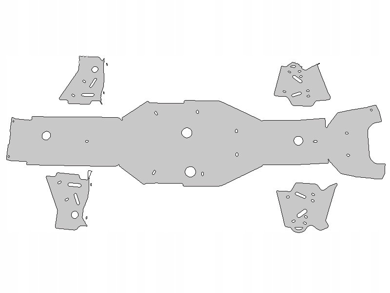 OSŁONY ALUMINIOWE PODWOZIA SUZUKI KINGQUAD 700/750