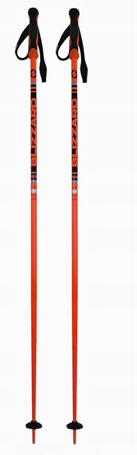 Kije kijki narciarskie Blizzard Race 125 cm Black/Orange