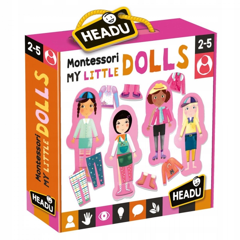 Puzzle HEADU Montessori Moje małe lalki