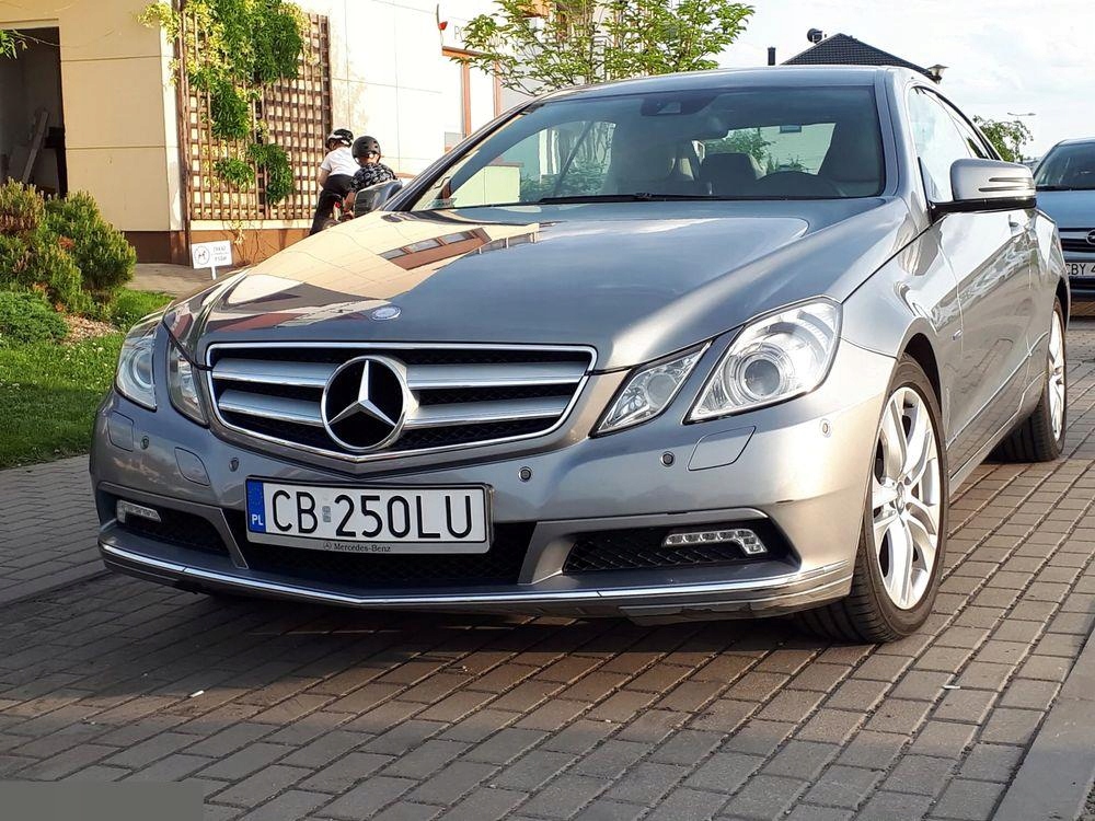 Mercedes Klasa E Coupe E250 1.8CGI 204KM 2010 salon Polska Piękny i zadbany