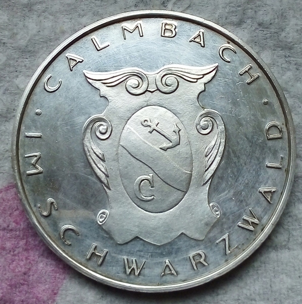 Medal Calmbach Schwarzwald srebro ORYGINAŁ