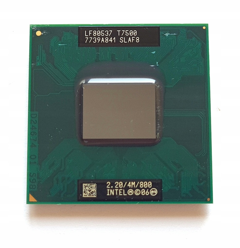 Intel Core2Duo T7500 2,20GHz / 4MB / 800MHz SLAF8