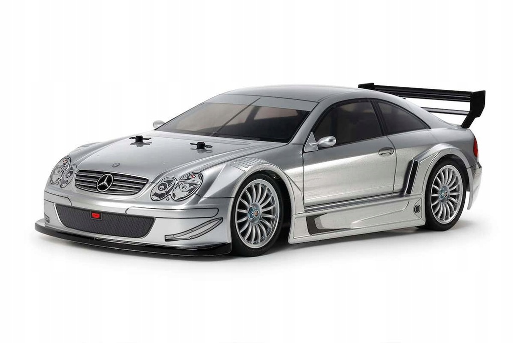 Mercedes-Benz CLK AMG 2002 Silver Painted Body TT-02 Tamiya 47493