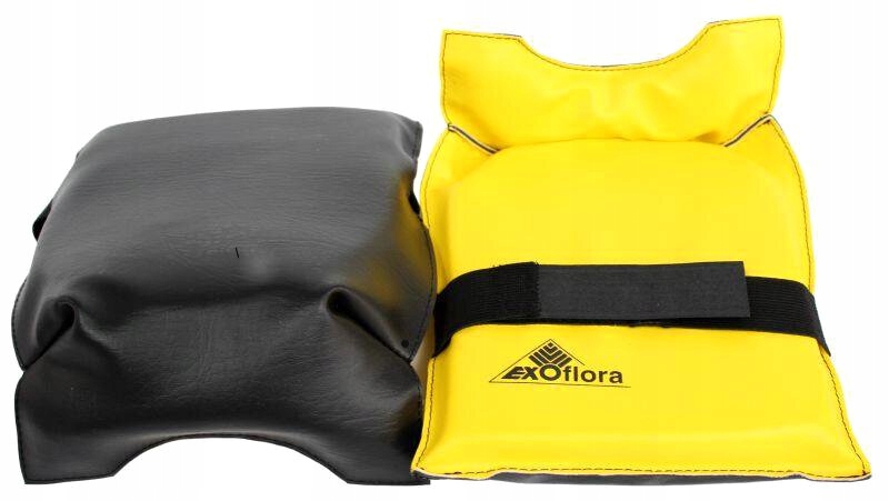 Nakolanniki na rzep Powermax żółto-czarne 1 para