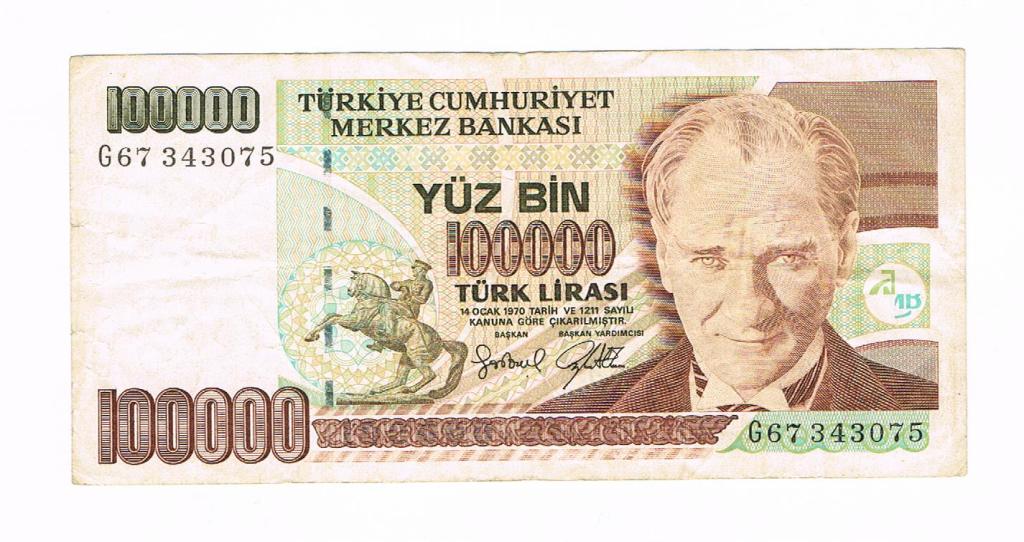 100 tys. lir Turcja