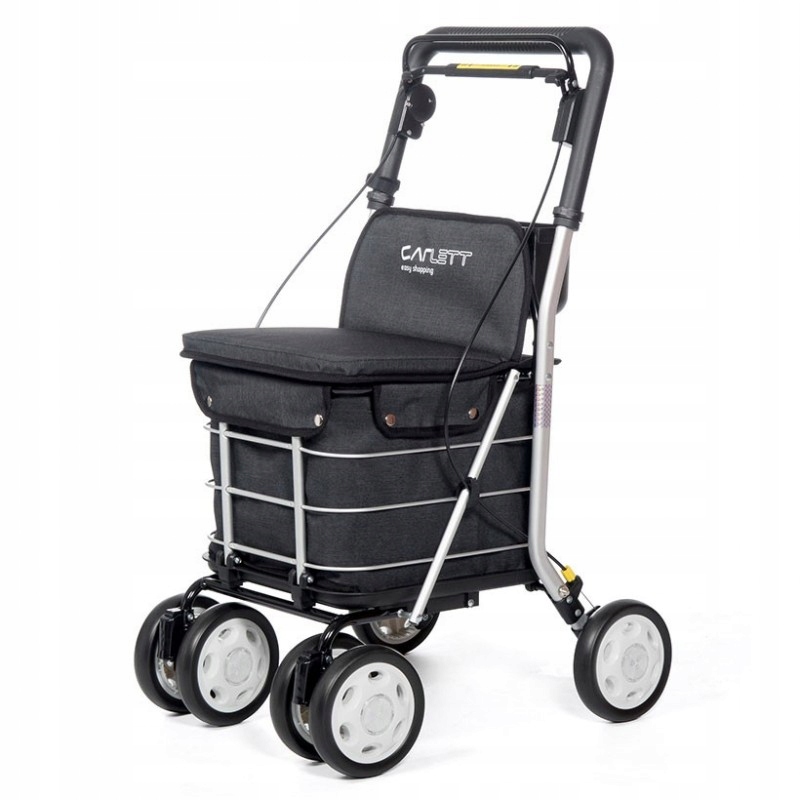 Wózek na Zakupy z siedziskiem HISZPAŃSKI Carlett - 7828295908