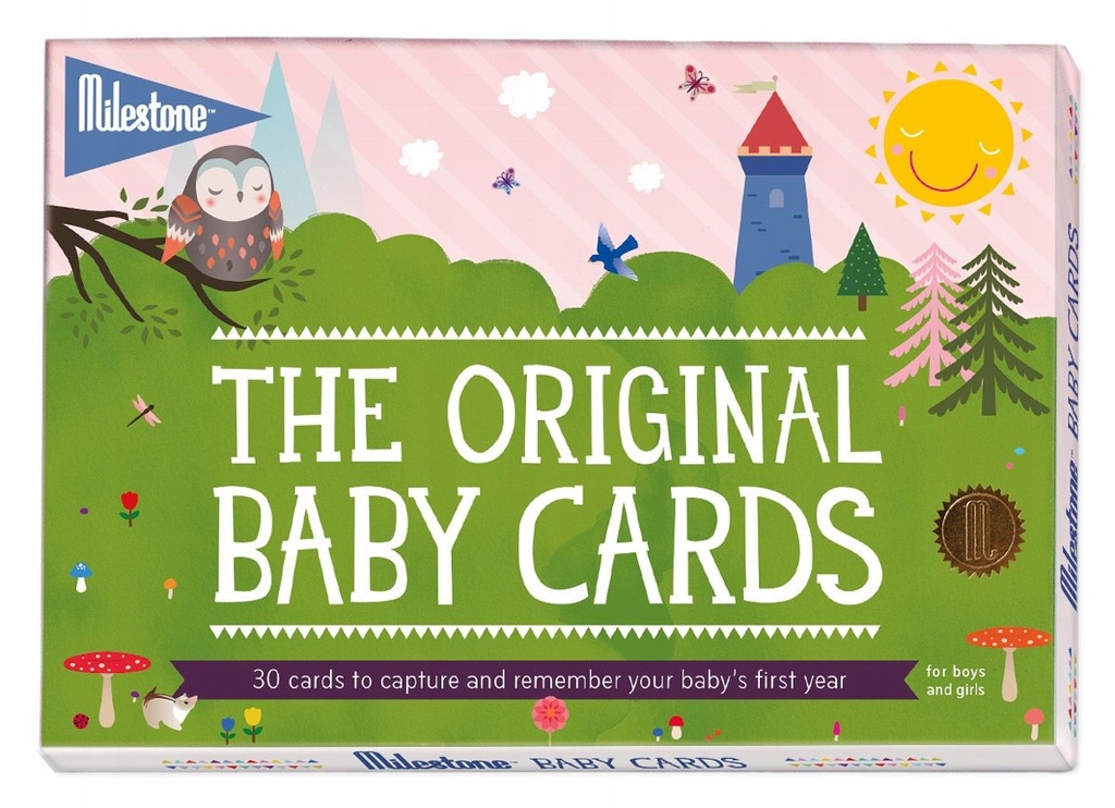 Original Baby Keepsake Cards by Milestone - Newbor