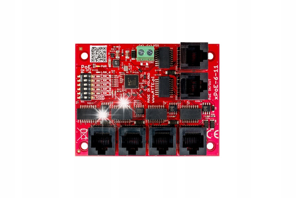 Switch xPoE-6-11-OF 6-portowy Long Range ATTE ABCV