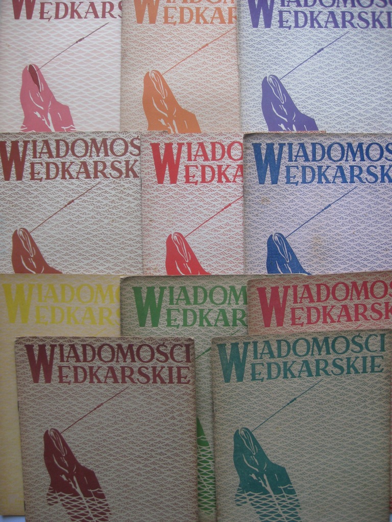 Wędkarstwo WIADOMOŚCI WĘDKARSKIE 12 numerów 1956