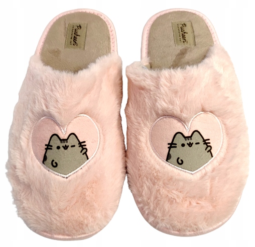 Intertek kapcie papucie PUSHEEN milutkie i mięciutkie damskie r. 39 różowe