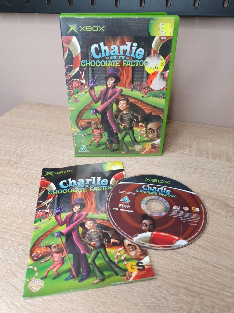 CHARLIE AND THE CHOCOLATE FACTORY XBOX KOMPLET 13357945527