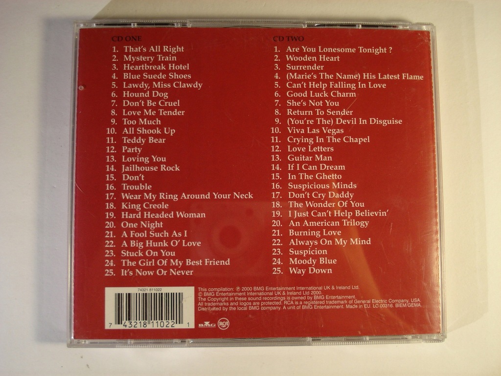 Купить Элвис Пресли 50 величайших хитов (2000) ST.BDB-: отзывы, фото, характеристики в интерне-магазине Aredi.ru
