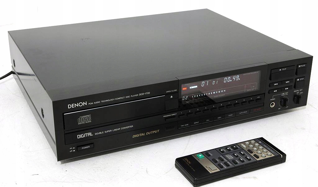 DENON DCD-1700 TOPOWY ODTWARZACZ CD PILOT !