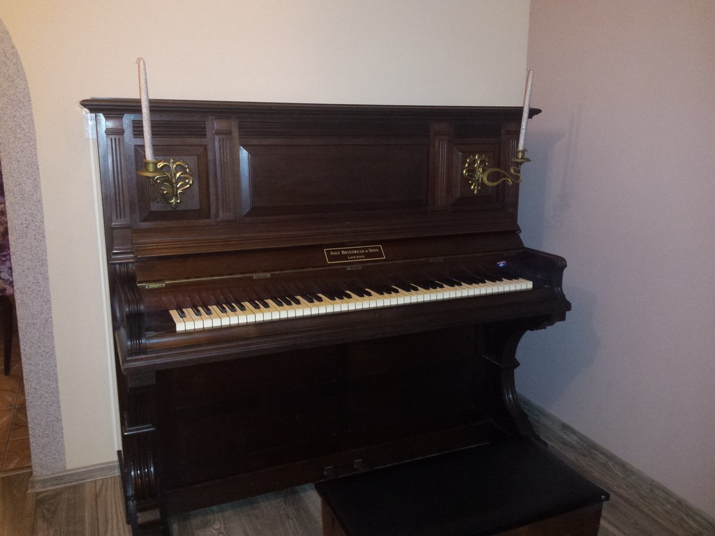 Pianino John Brinsmead & Sons London Antyk