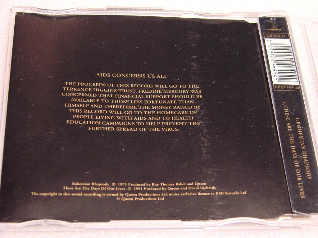 Купить Queen - Сингл Bohemian Rhapsody, Великобритания, 1991 BDB: отзывы, фото, характеристики в интерне-магазине Aredi.ru