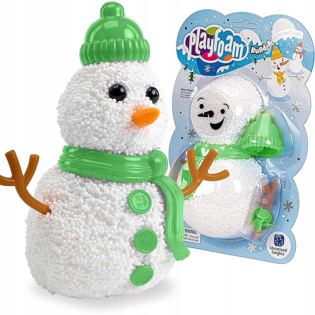 408275 MASA PLAYFOAM STWÓRZ BAŁWANKA BAŁWAN ŚWIĘTA 3 KOL. PRO-EXIMP