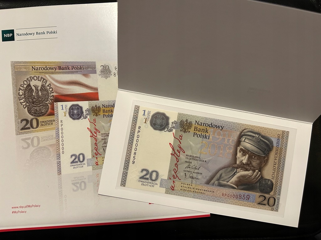 Niepodleg o pi sudski unc folder nbp super numer 13512828234