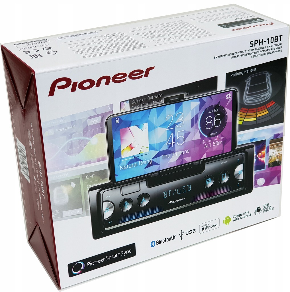 Купить Pioneer SPH-10BT Multimedia 1DIN для смартфона Wroc: отзывы, фото, характеристики в интерне-магазине Aredi.ru