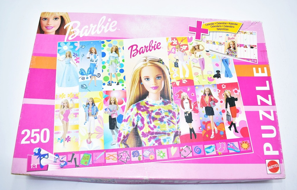 4261-12 ...MATTEL BARBIE p#t PUZZLE MODA LALKA 250