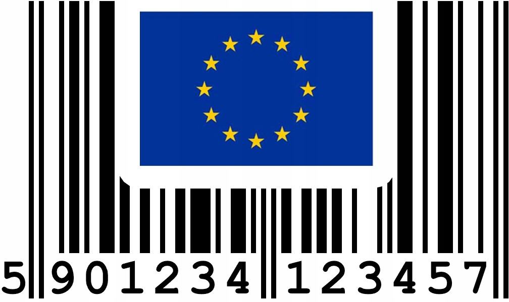 Kod kreskowy EAN kraje EU 10szt